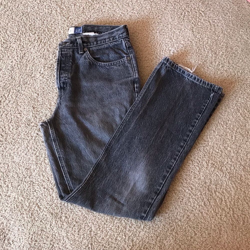 Gray GAP boot cut vintage jeans